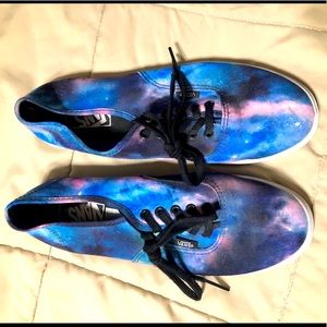 Galaxy print Vans- women’s 9/men’s 7.5